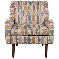 Jonathan Louis Zenon Accent Chair in Alger Melon