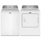 Maytag 4.3 Cu. Ft. Top Load Impeller Washer and 7.0 Cu. Ft. Electric Wrinkle Prevent Dryer Laundry Pair in White, , large