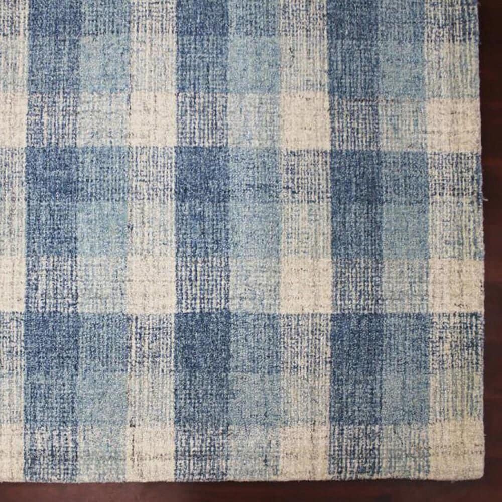 Amer Rugs Tartan 9&#39; x 13&#39; Blue Area Rug, , large