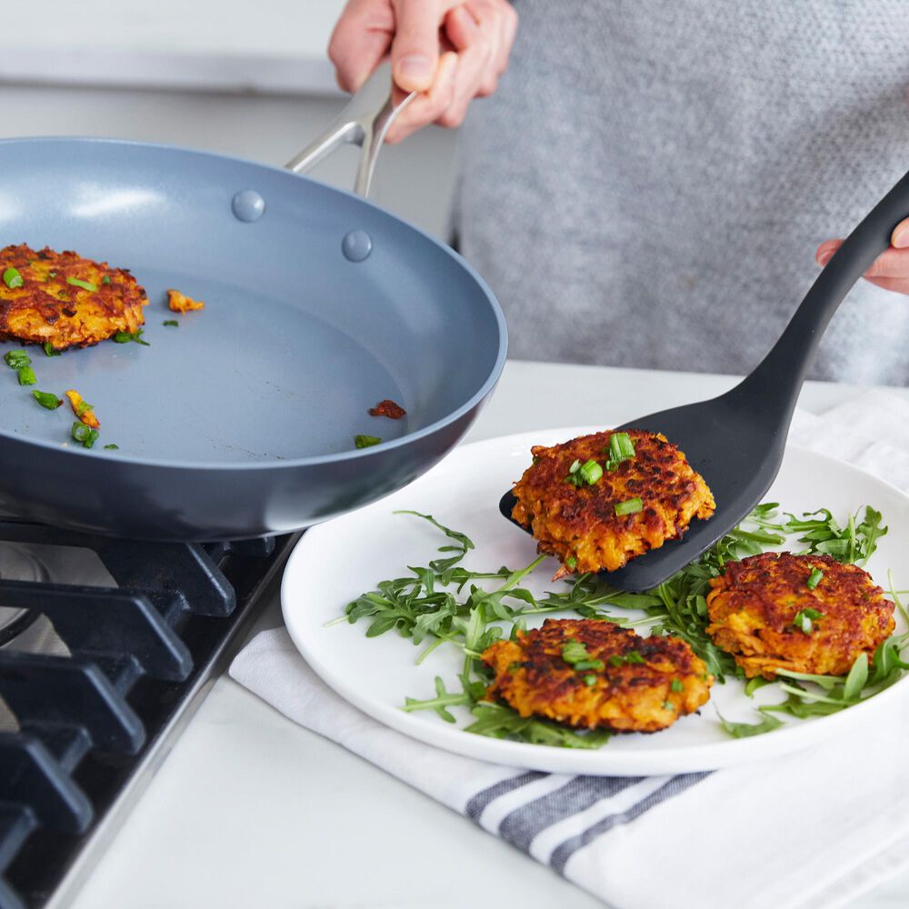 Green Pan Platinum Silicone Solid Turner in Charcoal Grey, , large