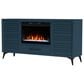 Legends Home Malibu 64" Fireplace Console in Denim Blue, , large