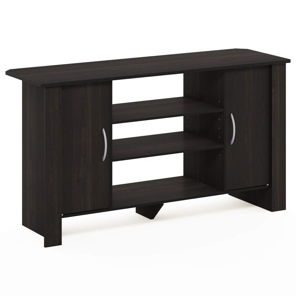 HOMLUX 42.1" Modern TV Stand Entertainment Center with 2-Door in Espresso, , large