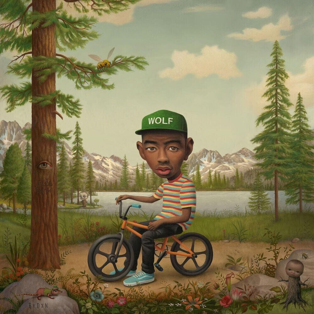 Wolf tyler the creator Stickers, Unique Designs