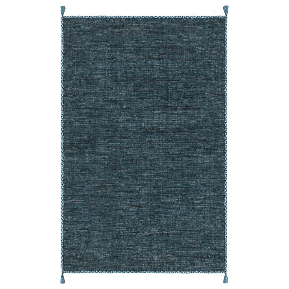 Safavieh Montauk 4" x 6" Blue and Black Area Rug, , large