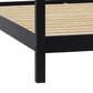 Walker Edison Isla Full Canopy Bed in Black, , large