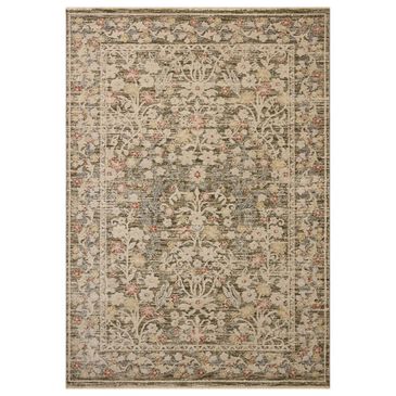 Loloi Clarisse Olive and Multicolor 6"3" x 9"6" Area Rug, , large