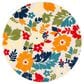 Safavieh Cabana CBN308A 6"7" Round Ivory and Orange Indoor/Outdoor Area Performance Rug, , large