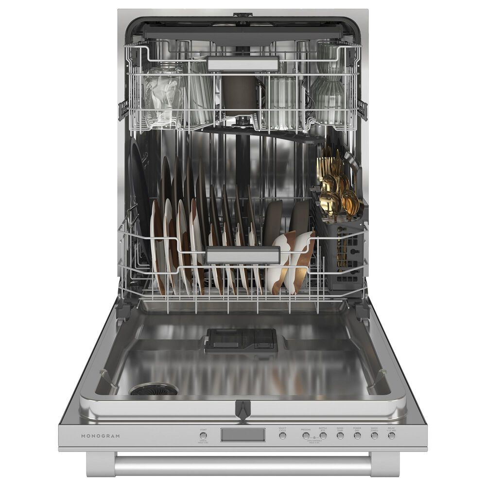 Monogram Statement 24&quot; Fully Integrated Dishwasher in Stainless Steel, , large