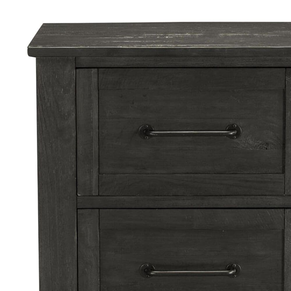 A-America Sun Valley 4 Piece King Bedroom Set in Charcoal, , large