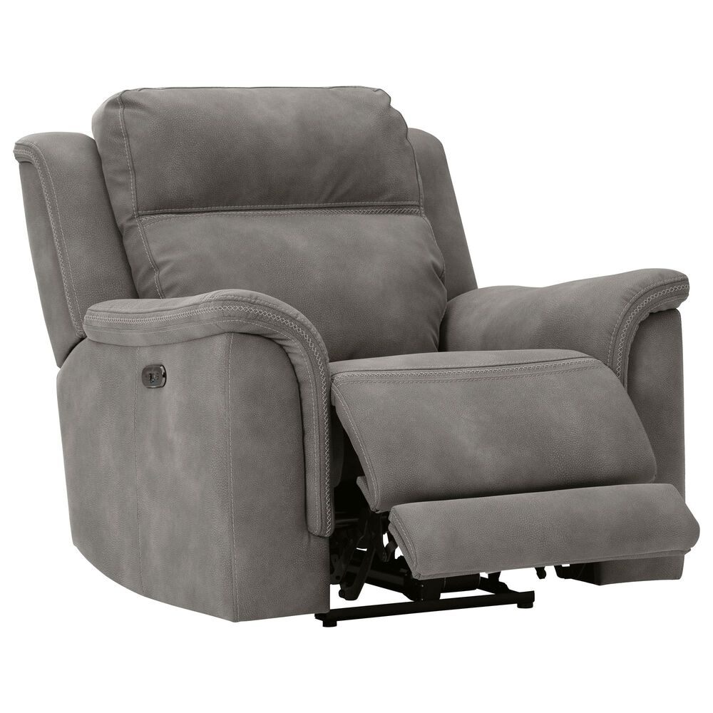 Ashley Next-Gen DuraPella Power Recliner with Power Headrest in Slate, , large
