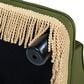 Jennifer Taylor Home Duchess 33" Medium Princess Pet Bed Sofa with Fringe Skirt in Olive Green, , large