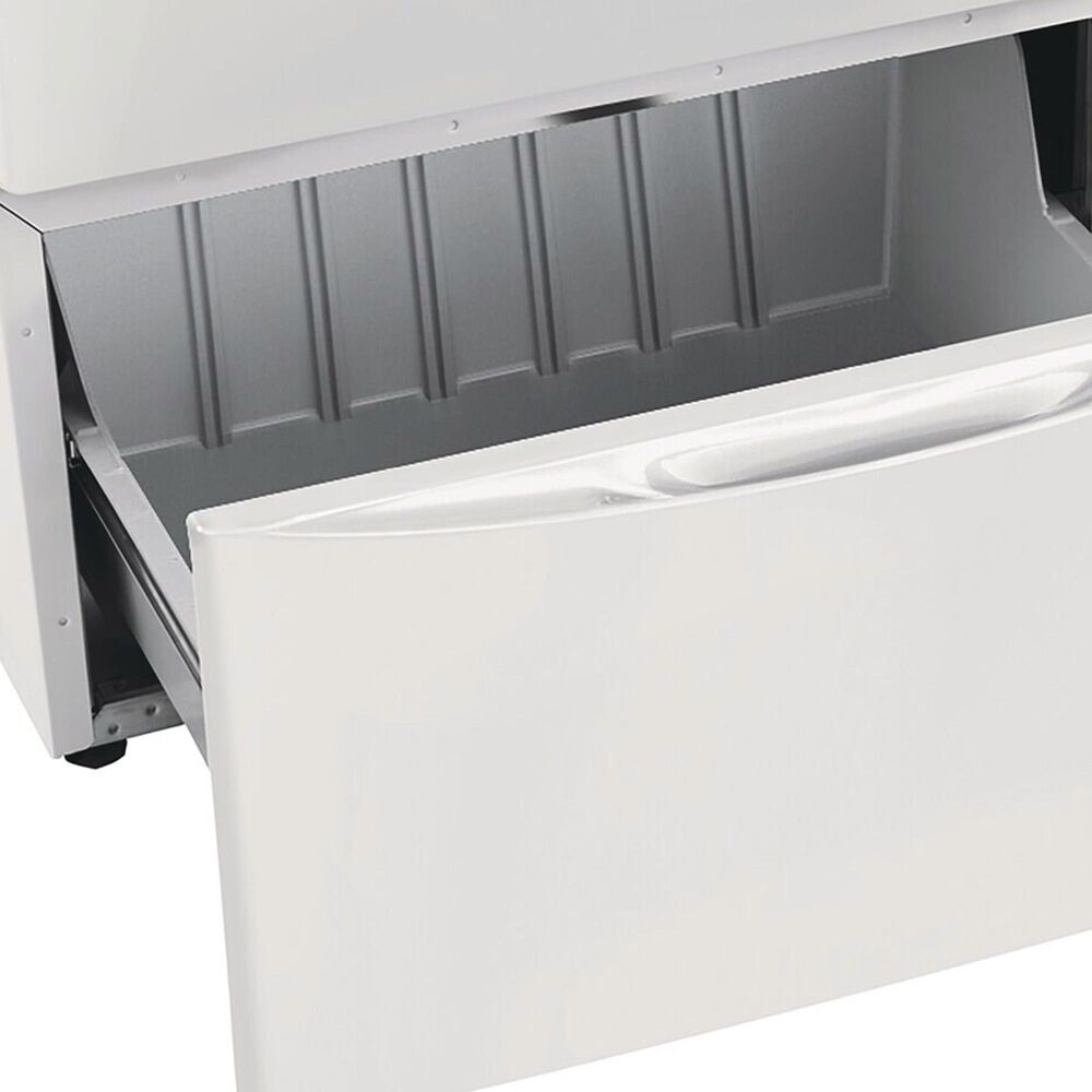 Electrolux 4.5 Cu. Ft. Front Load Washer and 8.0 Cu. Ft. Electric Dryer with Pedestal with Spacious Storage Drawer in Matte White, , large