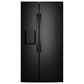 GE Appliances 24 Cu. Ft. Counter-Depth Side-By-Side Refrigerator with Extra Tall Dispenser and Energy Star in Black, , large
