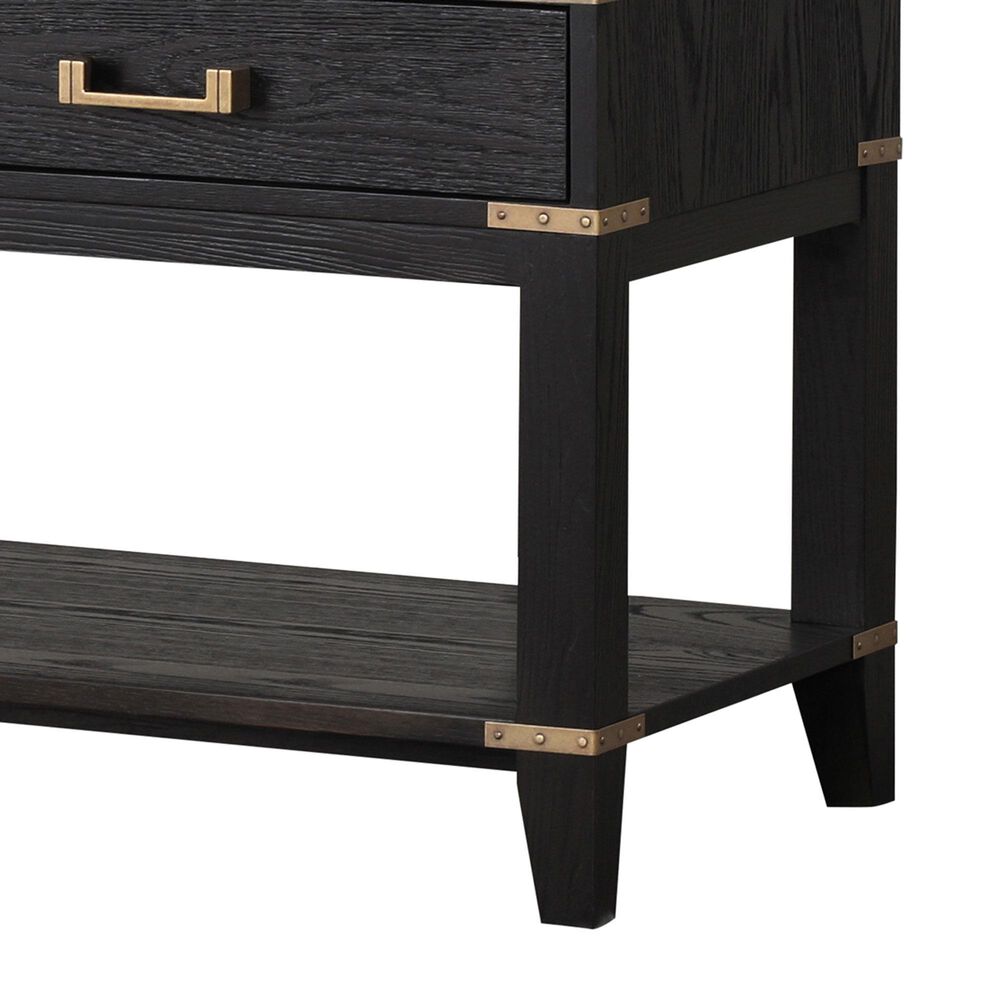 Lexora Home Norwalk 72&quot; Double Bathroom Vanity in Black Oak with White Cultured Marble Top  and Rectangle Sink, , large