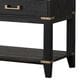 Lexora Home Norwalk 72" Double Bathroom Vanity in Black Oak with White Cultured Marble Top and Rectangle Sink, , large