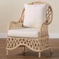 Baxton Studio Florence Arm Chair in Neutral, , large