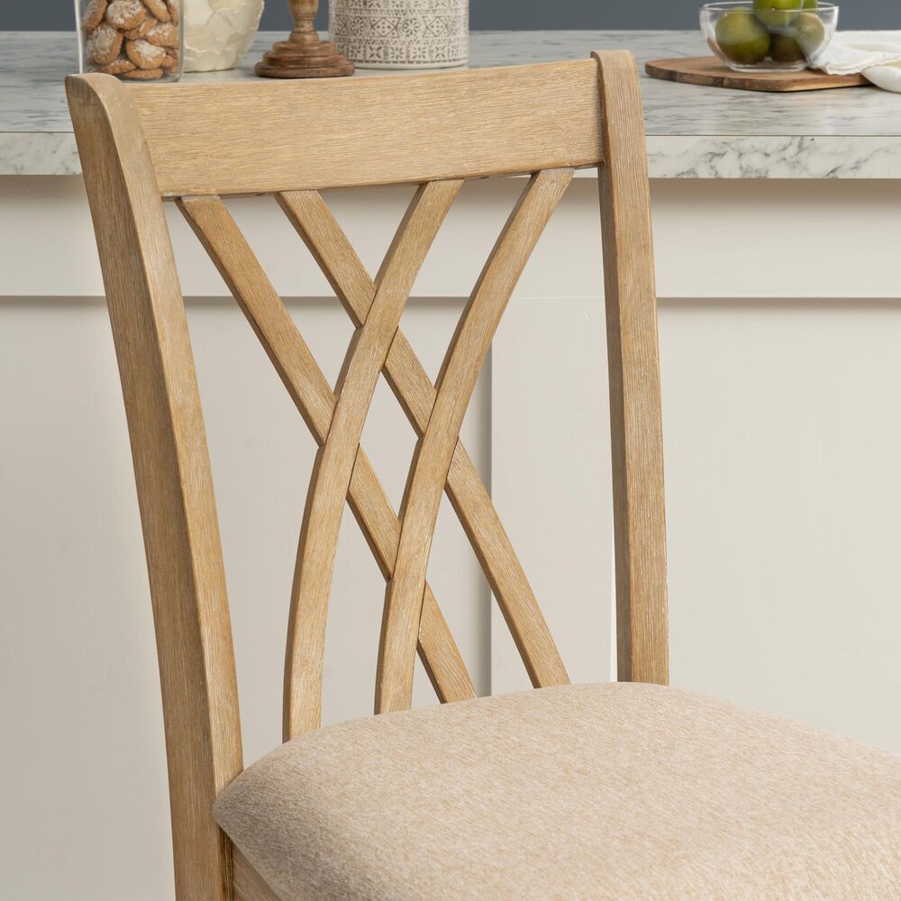 Linon Home Decor Maggie Counter Stool in Natural (Set of 2), , large