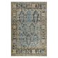 Amer Rugs Willow 9" x 12" Beige and Aqua Area Rug, , large