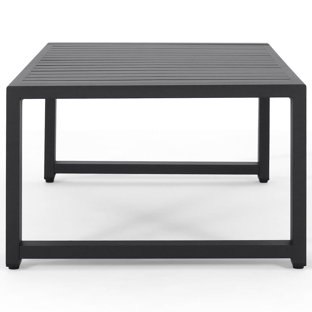 Hearth and Haven Navan 4-Piece Patio Conversation Set with Black Cushion in Dark Gray, , large