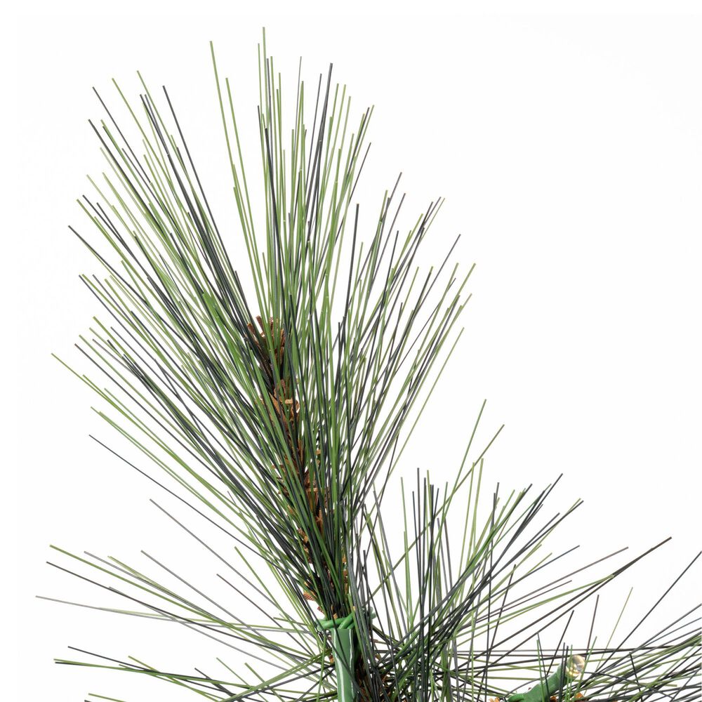 The Gerson Company 3' Pre-Lit Hard Needle Tips Hinged Tree in Green, , large