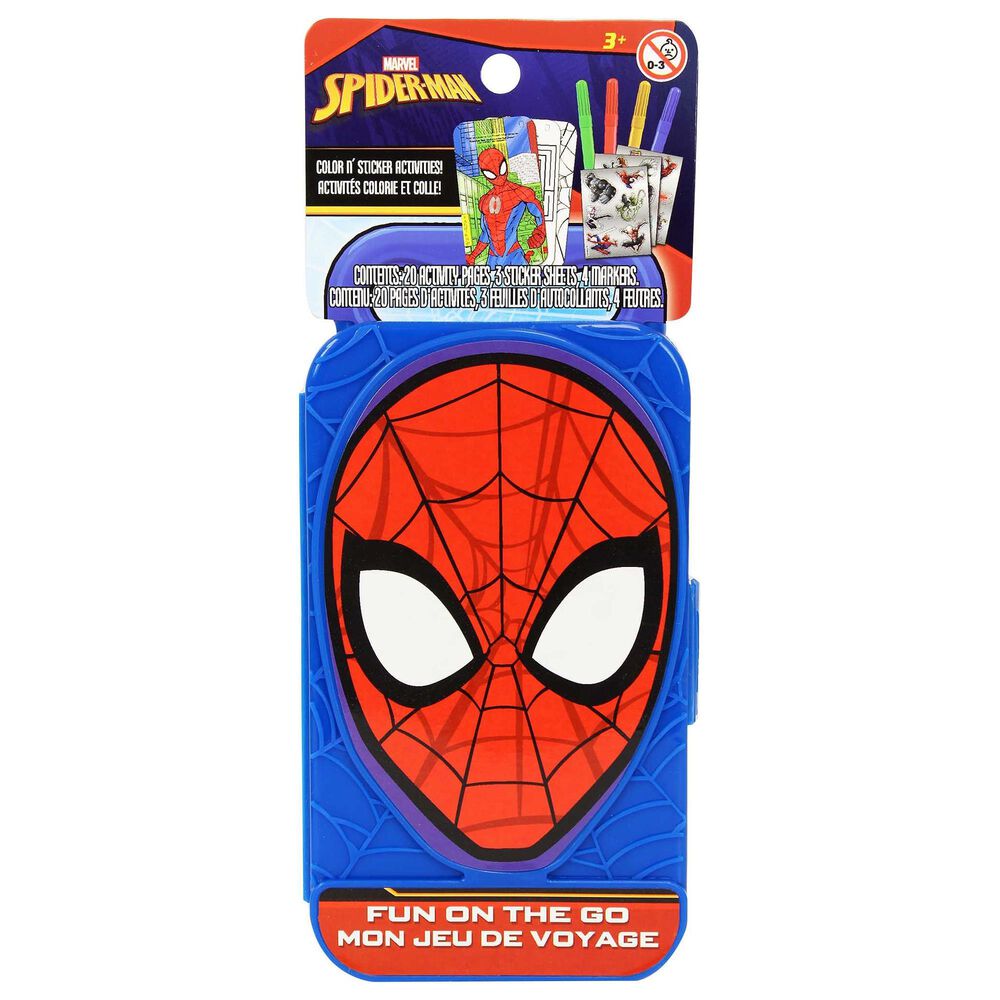 Tara Toy Corp Spiderman Fun On The Go Color N" Sticker Activities Book, , large