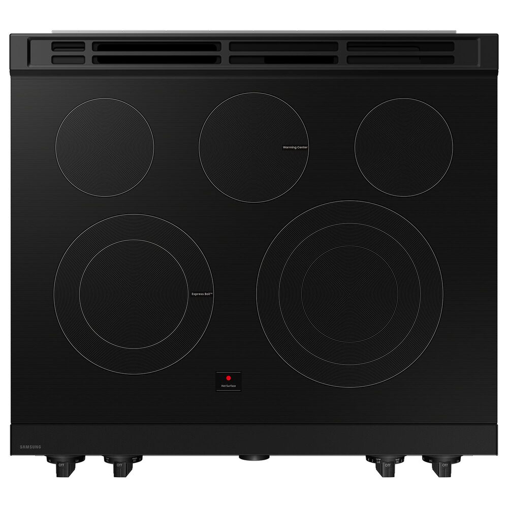 Samsung Bespoke Bespoke 6.3 Cu. Ft. Smart Slide-In Electric Smart Range with 5 Elements in White Glass, , large