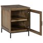 Ashley Torlanta Chairside End Table in Brown and Matte Black, , large