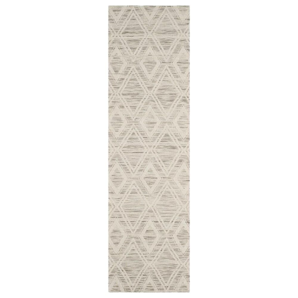 Safavieh Marbella Geometric 2"3" x 12" Light Brown and Ivory Runner, , large