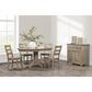 Trailway LLC Happiness 5-Piece Dining Set with Ladder Back Chairs in Overtime, , large