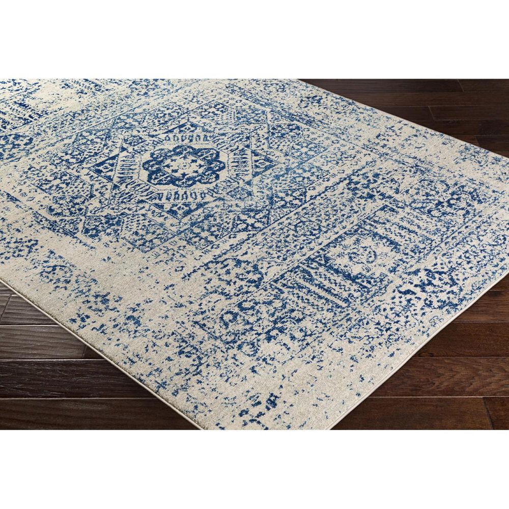 Surya Harput HAP-1025 5&#39;3&quot; x 7&#39;3&quot; Dark Blue, Light Gray and Beige Area Rug, , large