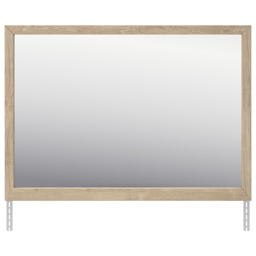 Ashley Cielden 6-Drawer Dresser and Mirror in Tan, , large