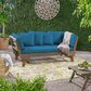 Hearth and Haven Ottavio Outdoor Sofa Daybed in Dark Teal, , large