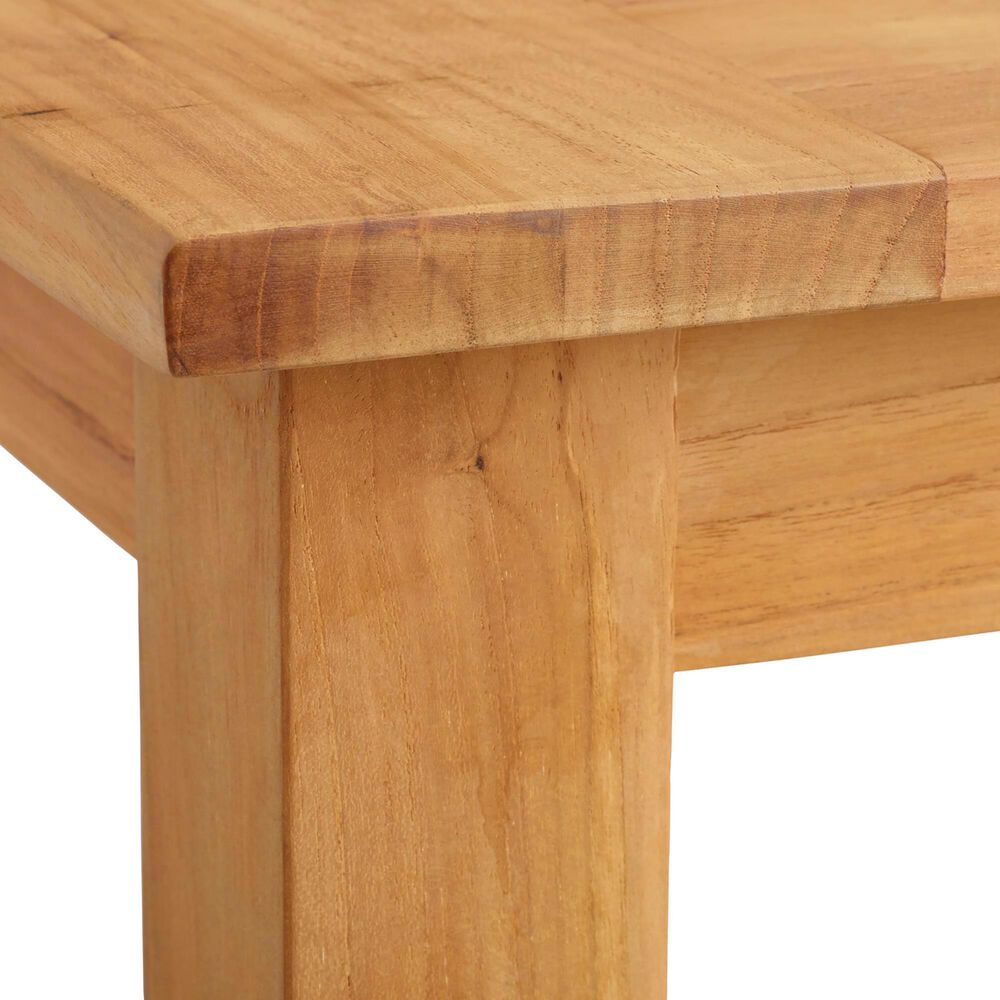 Linon Home Decor Carenen Patio Side Table in Natural, , large