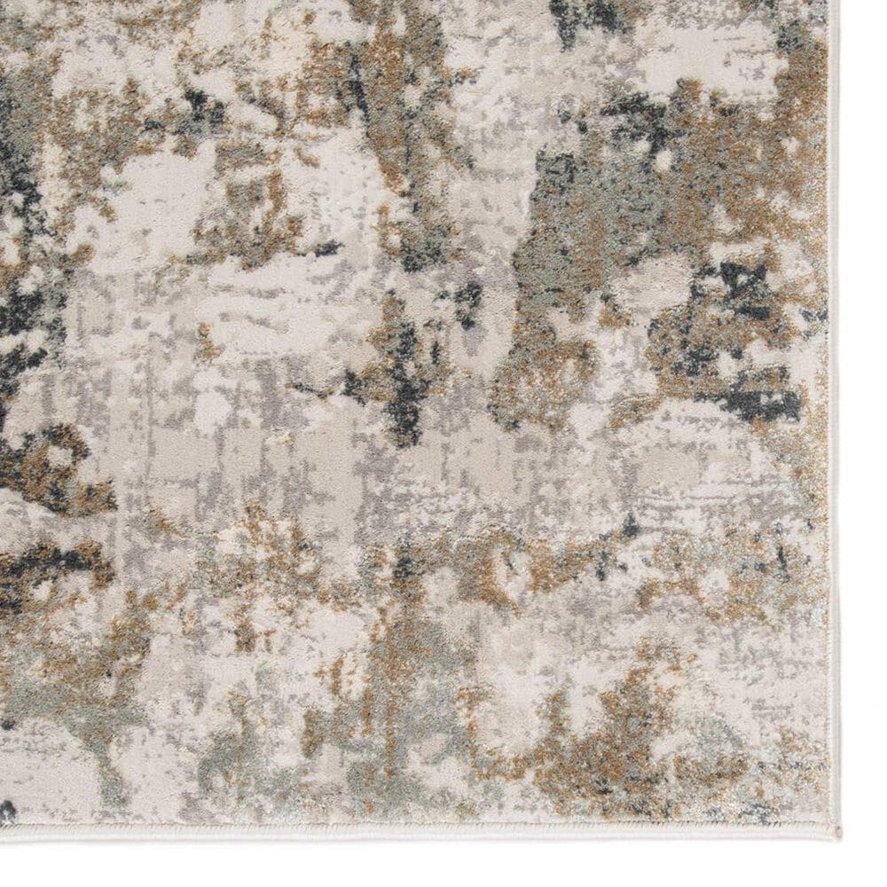 Jaipur Cirque Lynne White Sand and Mourning Dove 2&#39;6&quot; x 8&#39; Runner, , large
