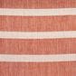 Nourison Positano POS03 Terracotta and Ivory 4" x 6" Indoor/Outdoor Area Rug, , large