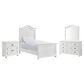 Mayberry Hill Kona 4 Piece Twin Bed Set in Distressed White, , large