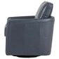 Italiano Furniture Turner Swivel Glider Chair in Blue, , large