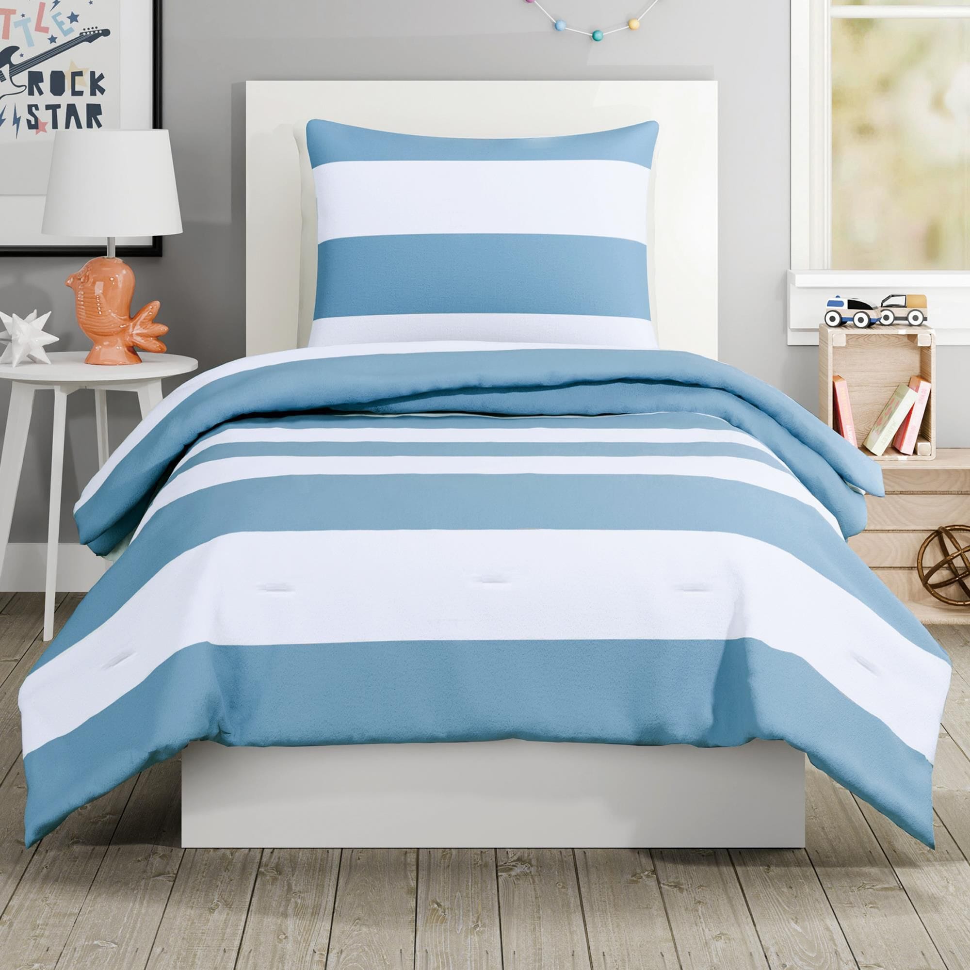 Peking Handicraft Lavelle 2-Piece Twin/Twin XL Comforter Set in Blue