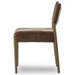 Four Hands Jayla Armless Dining Chair with Altair Mushroom Fabric in Toasted Oak, , large