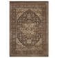 Loloi Haywood Charcoal and Mocha 6"7" x 9"2" Area Rug, , large