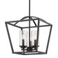 Golden Lighting Mercer 3-Light Pendant in Matte Black, , large