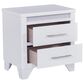 Ashley Jarlee California King Upholstered Bed with Two Nightstands in White, , large