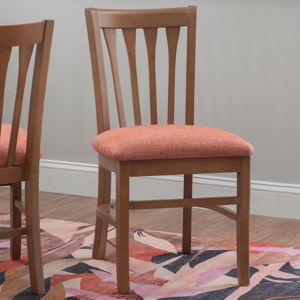 Linon Home Decor Schultz Side Chair in Brown, , large