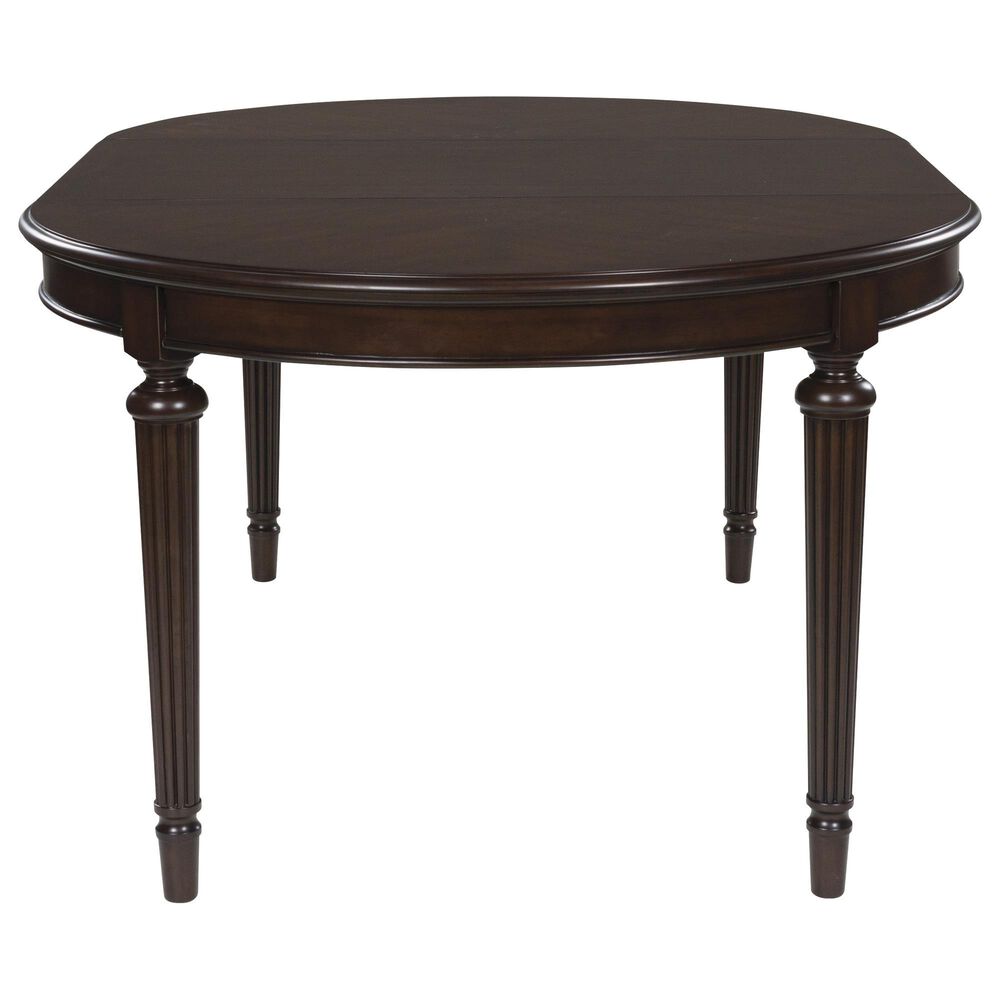 Ashley Lavinton Oval Dining Table in Cherry Brown - Table Only, , large
