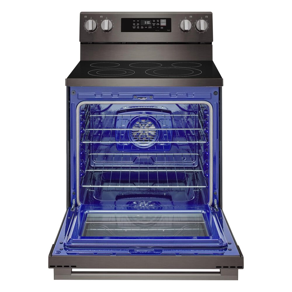 LG 6.3 Cu. Ft. Freestanding Electric Range in Black Stainless Steel, , large