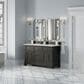 James Martin Vanities Brookfield 60" Double Bathroom Vanity in Black Onyx with 3 cm Eternal Jasmine Pearl Quartz Top and Rectangular Sinks, , large