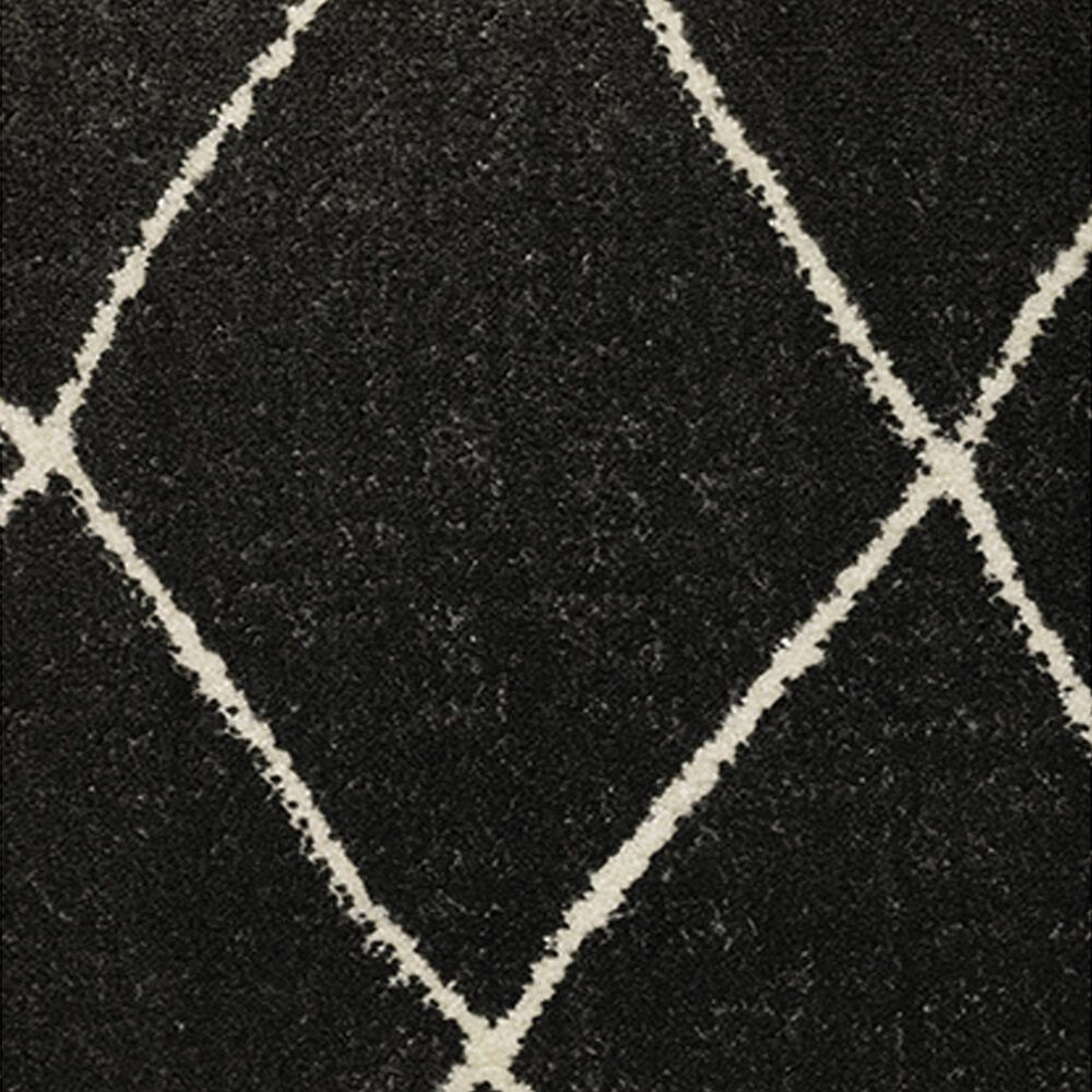 Oriental Weavers Raylan Geometric 2&#39;3&quot; x 7&#39;6&quot; Black Runner, , large