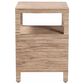 Baxton Studio Paine 2-Drawer Nightstand in Natural, , large