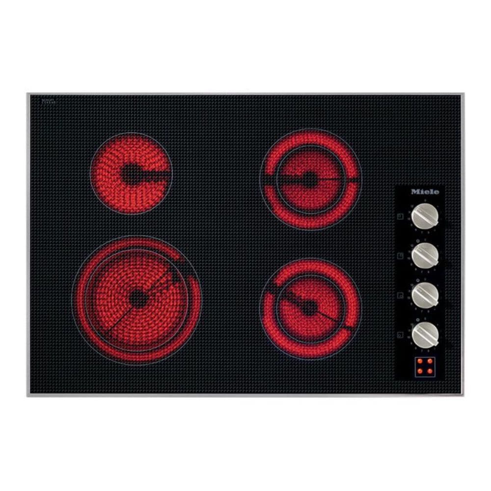 Miele 30" Electric Cooktop with 4 High Speed Elements 240Volts, , large