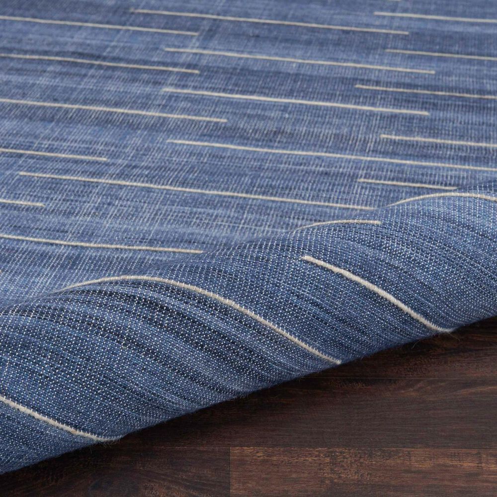 Nourison Interweave 8&#39; x 10&#39; Navy Area Rug, , large